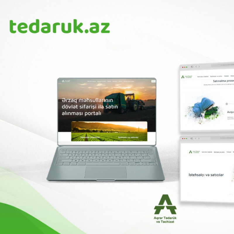 Ərzaq məhsullarını satmaq “tedaruk.az” portalında təkliflərini yerləşdirməsi prosesinə başlanılır