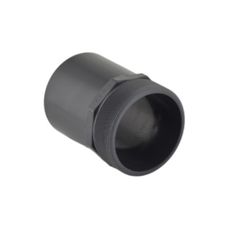 U-PVC Çöl Yivli Adaptor (Uzun Tip)